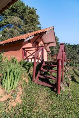 Chales Fazenda Cantinho Do Selado Monte Verde  Esterno foto